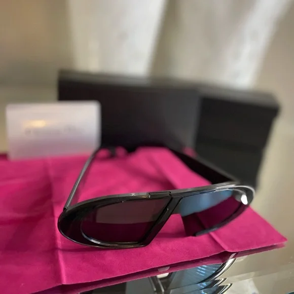Christian Dior CD shaped sunglasses